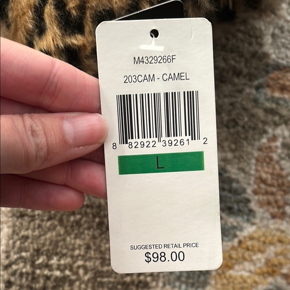 Leopard Print Faux Fur Jacket - Picture 2 of 3